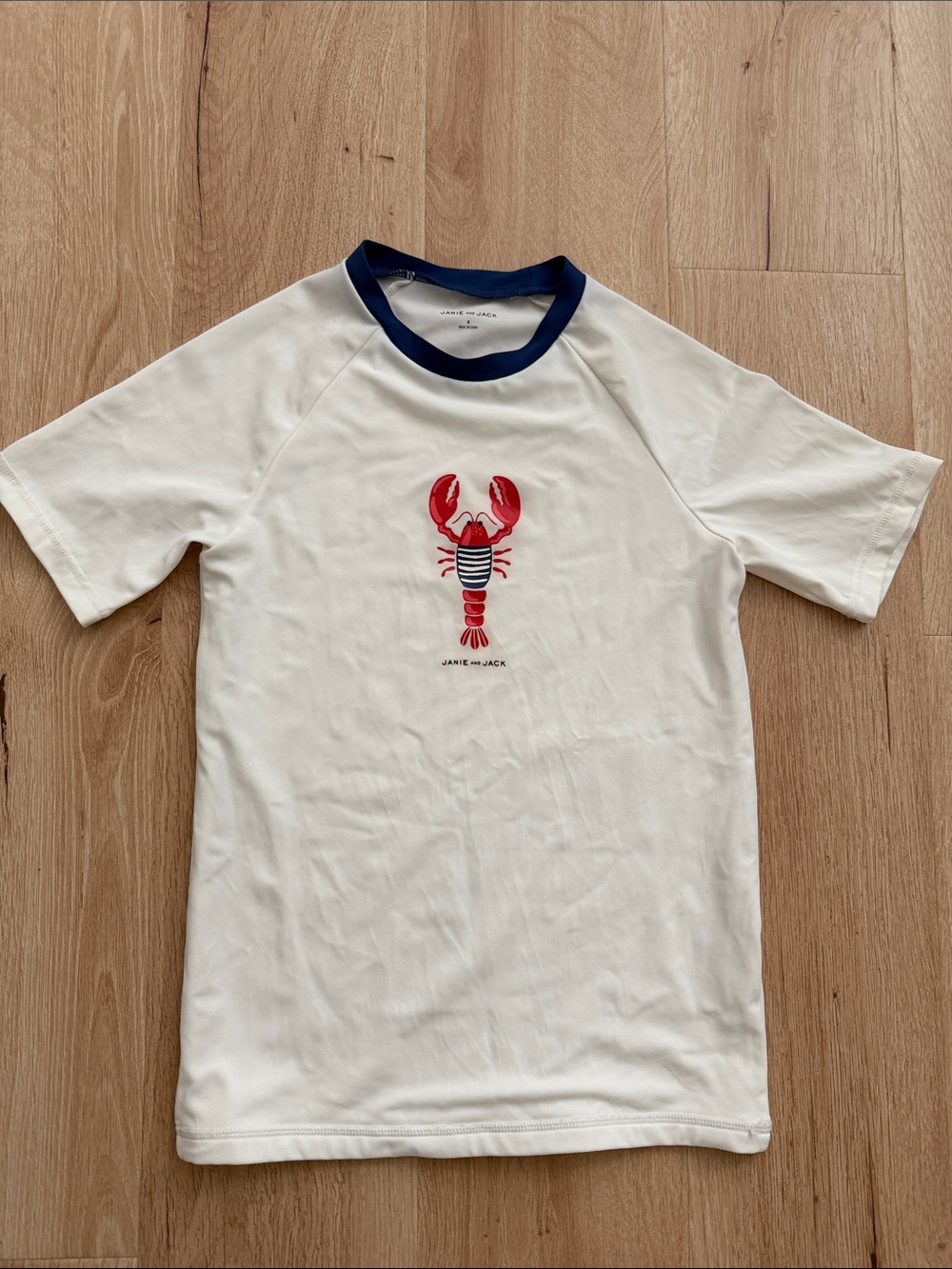 Janie and Jack lobster Rash Guard